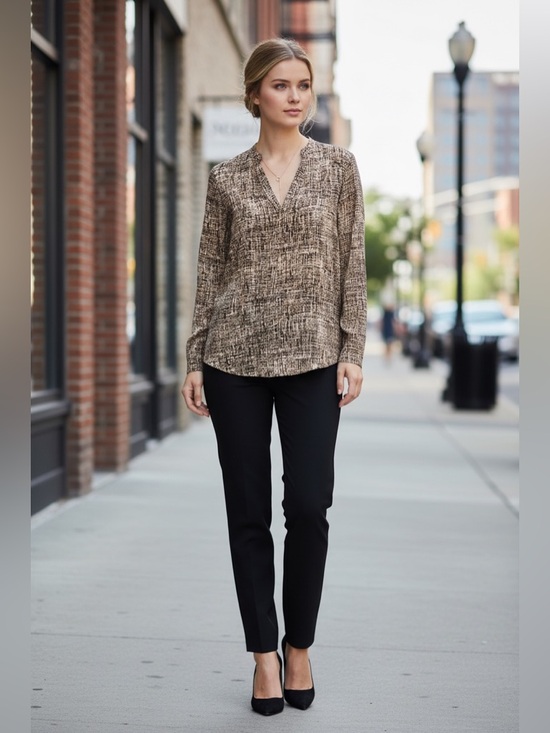J. Jill Tops - J. JILL V- NECK BLOUSE